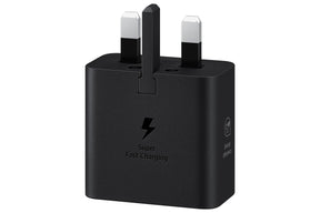 Samsung Galaxy Official 25W Super Fast Charging Travel Adapter (without USB-C to C Data Cable), Black